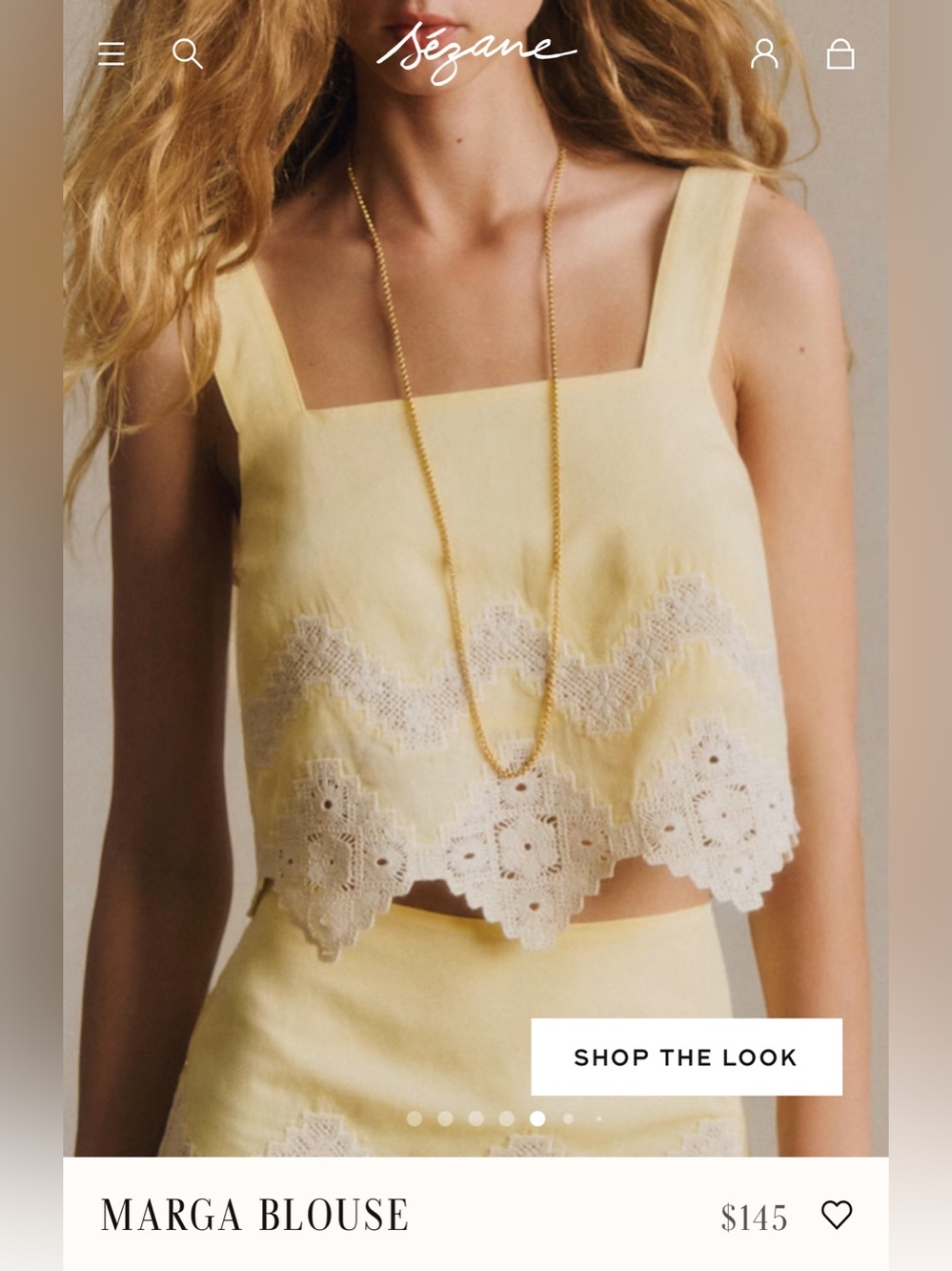 NWT! Sezane MARGA BLOUSE - Retail $145